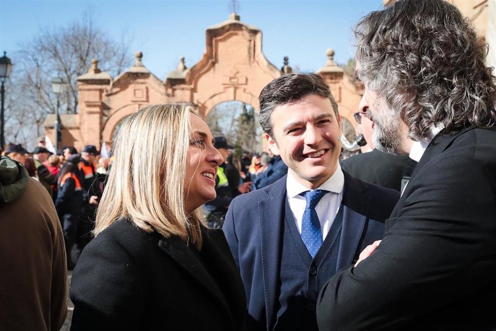 La consejera de Fomento y candidata del PP a la Alcaldía de Granada, Marifrán Carazo, este domingo en la romería de San Cecilio.