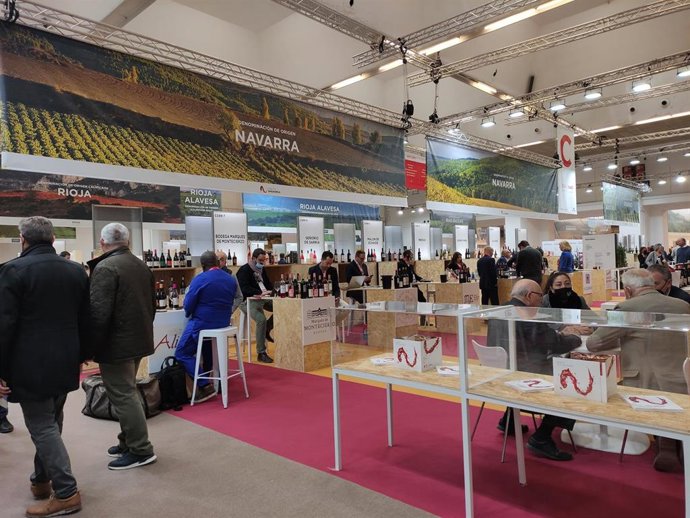 Imagen del stand de Navarra en el 'Barcelona Wine Week' del año pasado