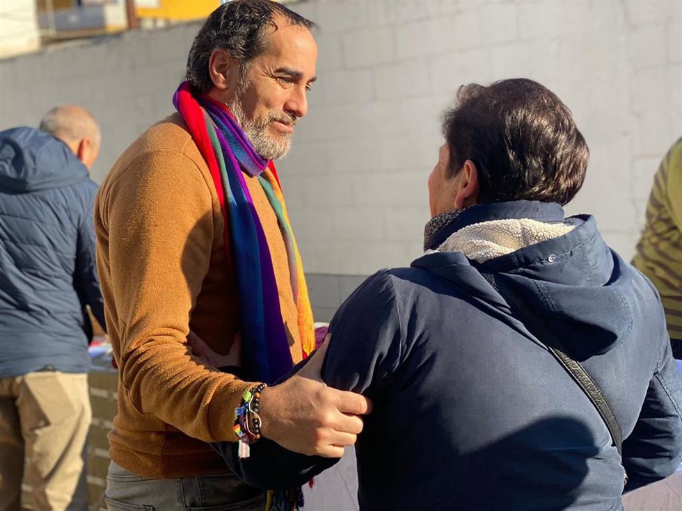 El candidato de Hacemos Córdoba, Juan Hidalgo, en una imagen de este sábado.