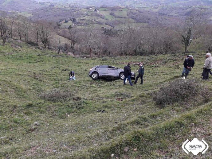 Imagen del accidente.