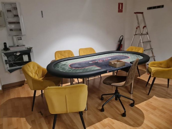 Imagen de la sala clandestina.