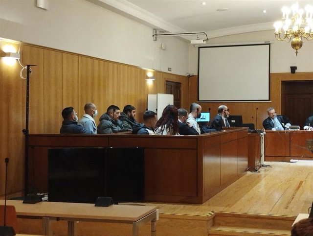 Los ya condenados por la operación 'Icaro', durante la vista de conformidad celebrada este lunes, 6 de febrero de 2023