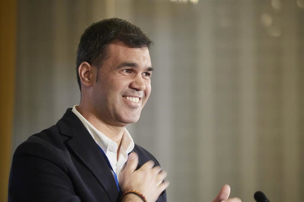 Archivo - Javier García, presidente del PPN y parlamentario de Navarra Suma.