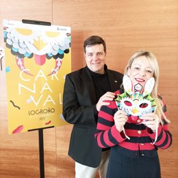 Cruz y Nalda presentan el programa de Carnaval de Logroño 2023