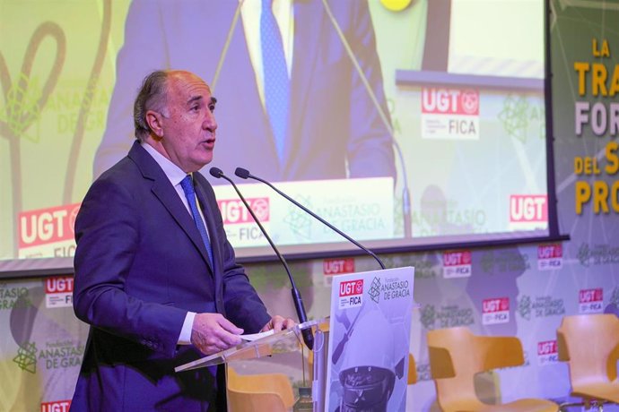 Intervención del alcalde de Algeciras José Ignacio Landaluce, en un foro organizado por Fica-UGT 