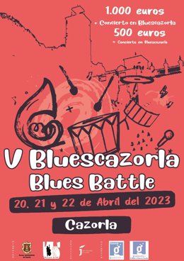 Cartel de la Bluescazorla Blues Battle