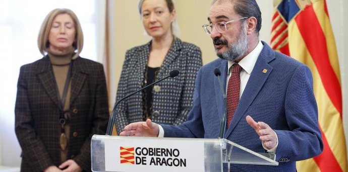 El presidente del Gobierno de Aragón, Javier Lambán.