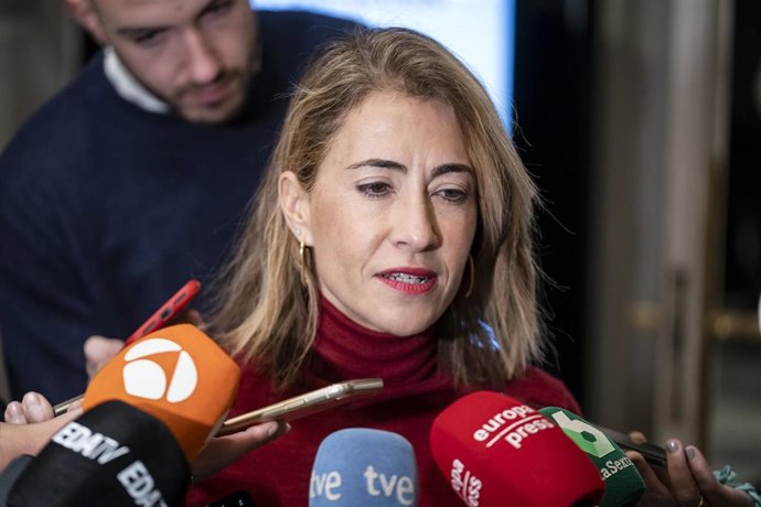 La ministra de Transporte, Movilidad y Agenda Urbana, Raquel Sánchez, 