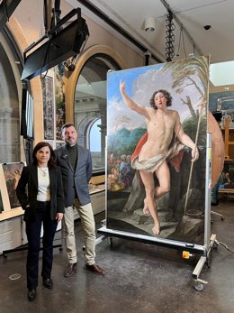 Durante estas semanas se restaura en el Museo del Prado la obra de la iglesia de la Purísima, en Salamanca, atribuido a Guido Reni.