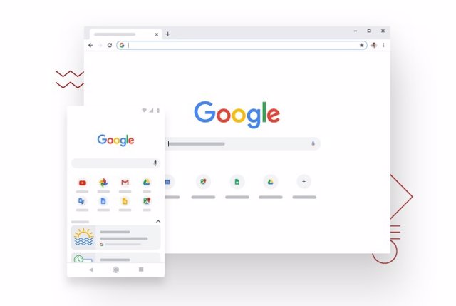 Archivo - Navegador Chrome de Google