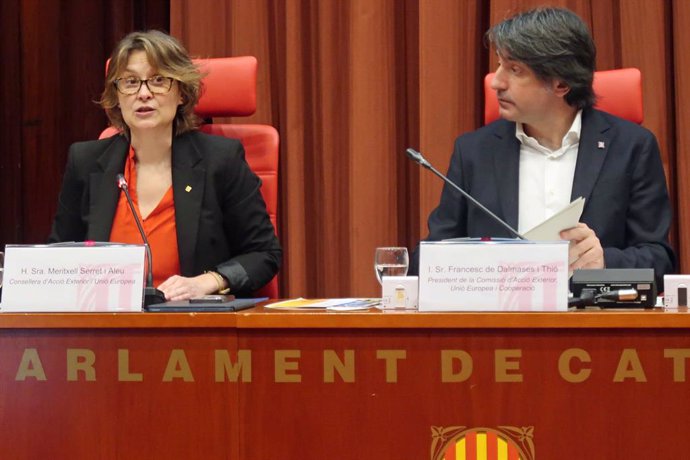 La consellera d'Acció Exterior i Unió Europea de la Generalitat, Meritxell Serret