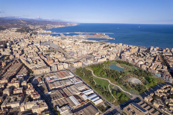 Recreación de la propuesta de Bosque Urbano Málaga