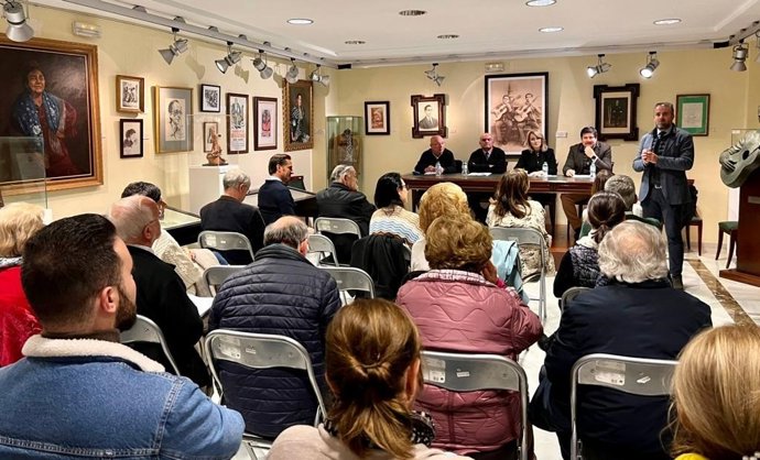 Momento de la charla formativa sobre el Proyecto de Ley del Flamenco organizada por el PP de Málaga