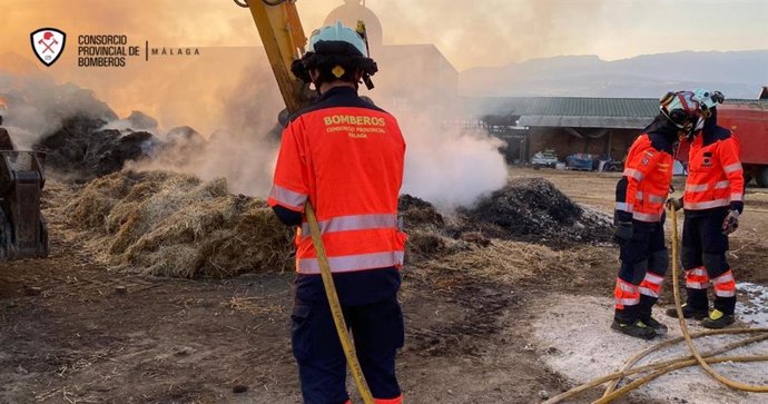 Bomberos del Consorcio Provincial de Málaga en una imagen de archivo.