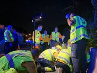 Muere un motorista de 25 años al perder el control del vehículo en el bypass sur de la M-30