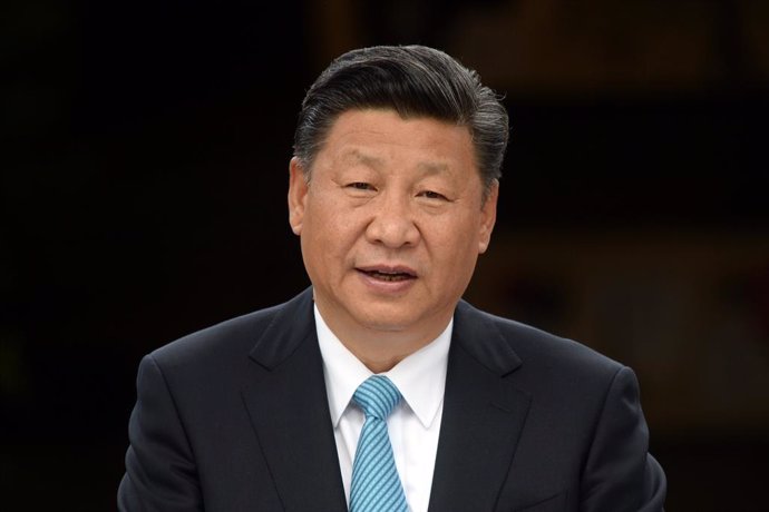 Archivo - FILED - 05 July 2017, Berlin: Chinese President Xi Jinping speaks during an event in Berlin. Photo: Maurizio Gambarini/Deutsche Presse-Agentur GmbH/dpa