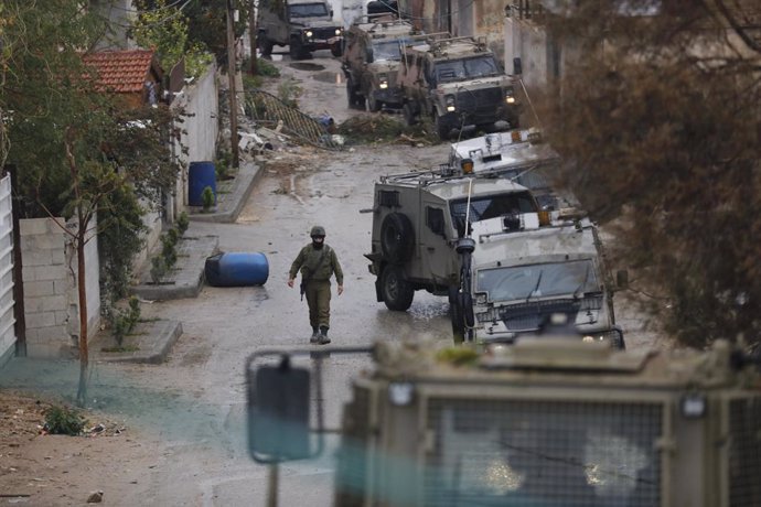 L'Exrcit d'Israel en una batuda en Jericó, Cisjordnia