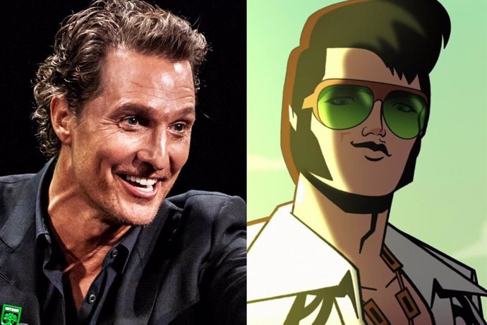 Matthew McConaughey pone voz a Elvis Presley en el hilarante tráiler de Agente Elvis, la serie de animación de Netflix