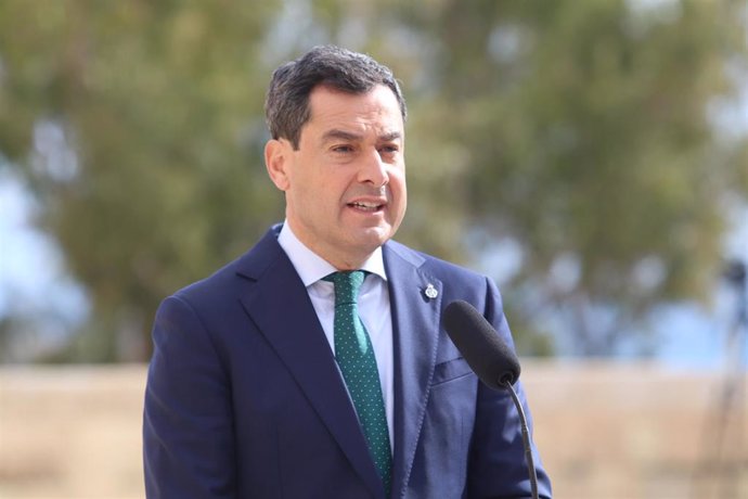 Archivo - El presidente de la Junta de Andalucía, Juanma Moreno