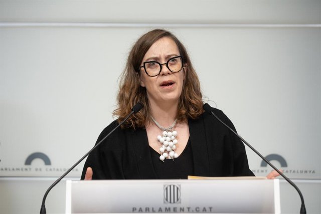 Archivo - La portaveu de la CUP al Parlament Eulàlia Reguant