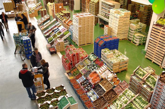 Frutas y hortalizas en Mercabarna