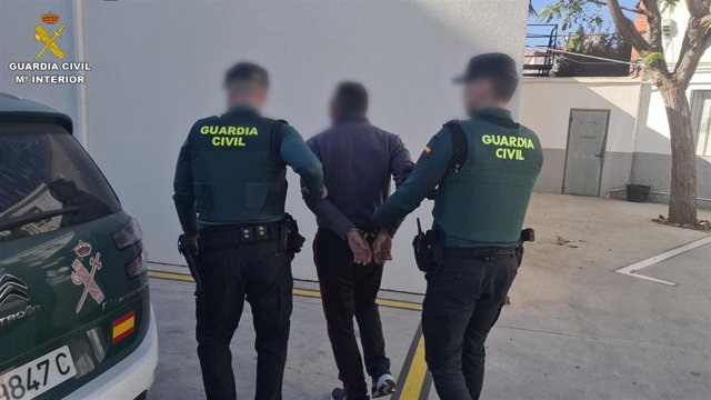 Imagen del detenido por la agresión en Crevillent