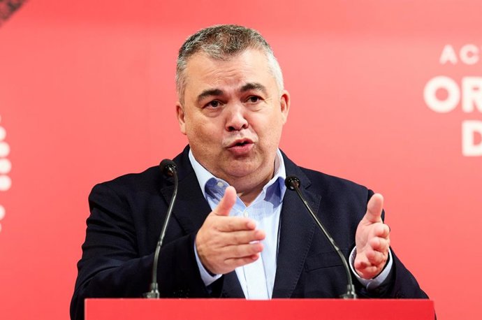 Archivo - El secretario de Organización del PSOE, Santos Cerdán, en una imagen de archivo.