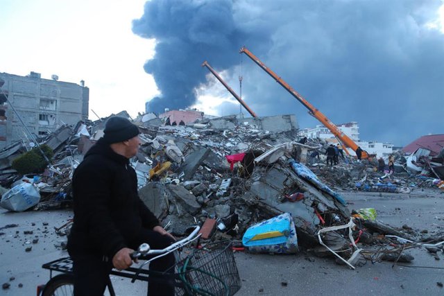 Imagen de archivo del terremoto en Turquía.