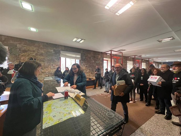 Registro de las 50.000 firmas de apoyo de la iniciativa legislativa popular (ILP)