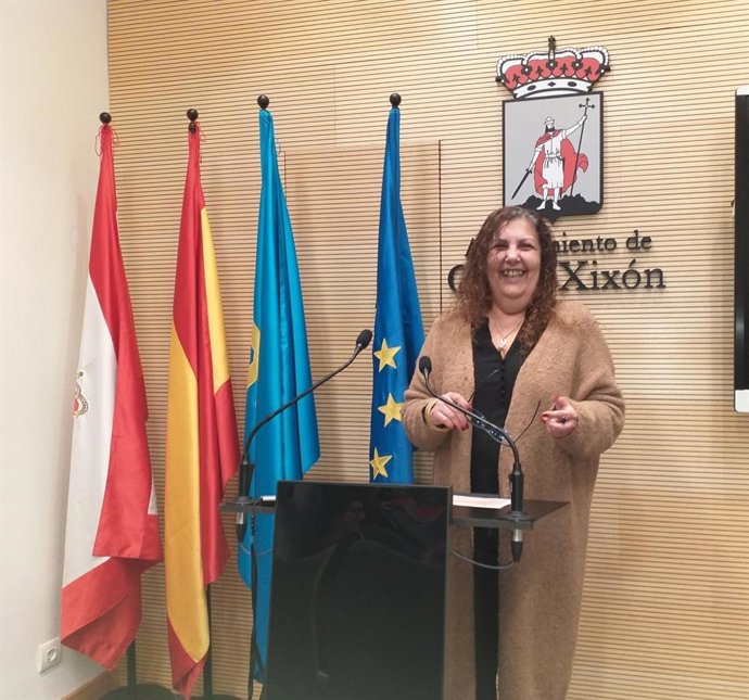 Marina Pineda,  concejala de Hacienda del Ayuntamiento de Gijón