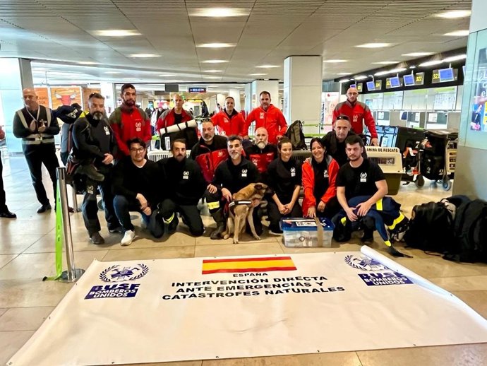 Contingente de Bomberos Unidos Sin Fronteras.