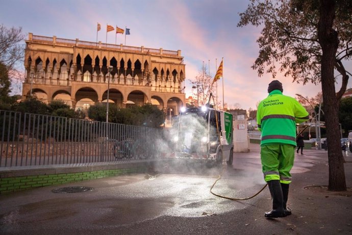 Limpieza viaria de Valoriza en Barcelona