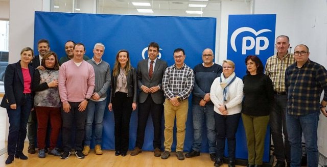 Reunión del PPCV con el comité de empresa de La Ribera