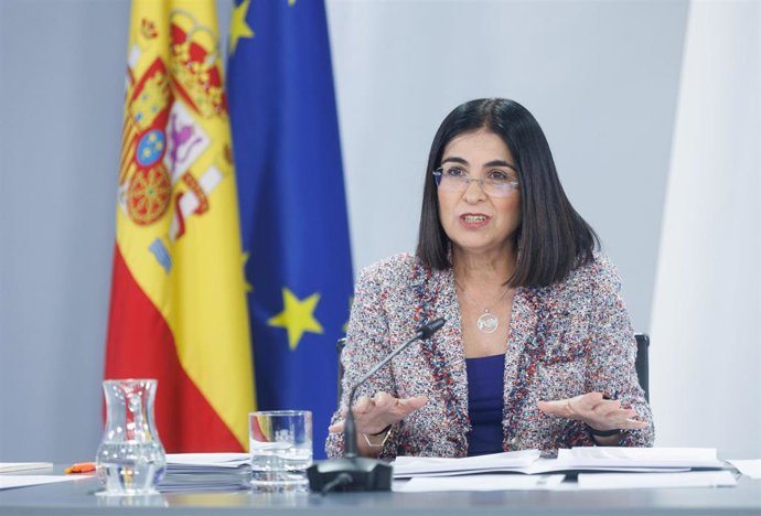 La ministra de Sanidad, Carolina Darias