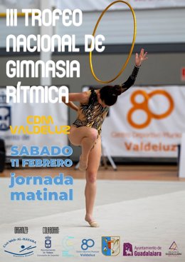 Cartel del III Trofeo Nacional de Gimnasia Rítmica Yebes-Valdeluz
