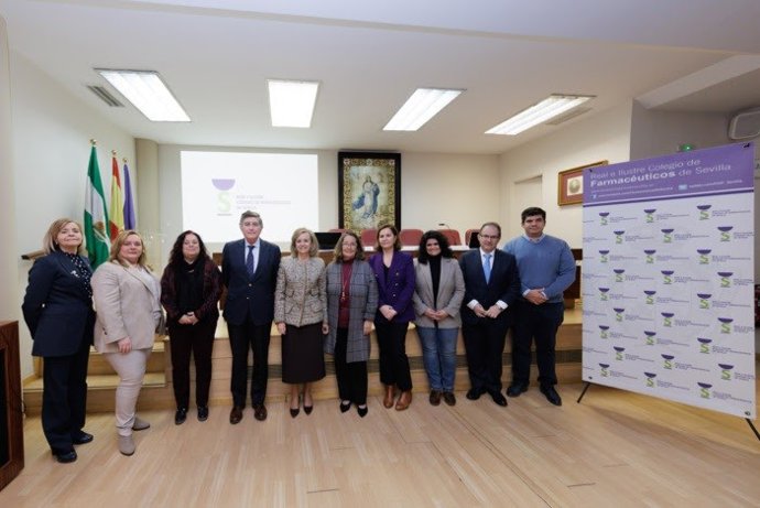 Presentación de la estrategia social y asistencial del Colegio de Farmacéuticos de Sevilla.