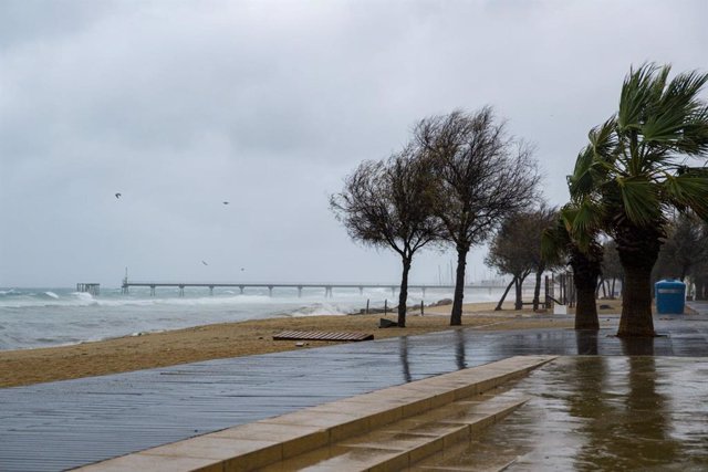 Imatge del passeig Marítim de Badalona (Barcelona)