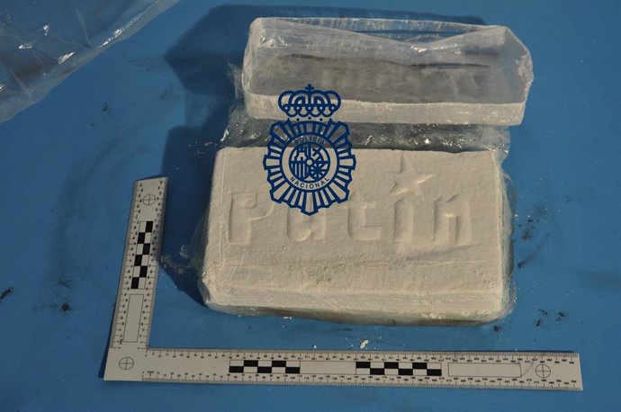 Imagen de la droga incautada.