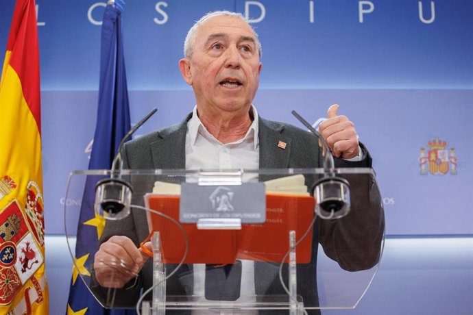 El portavoz y diputado de Compromís en el Congreso de los Diputados, Joan Baldoví