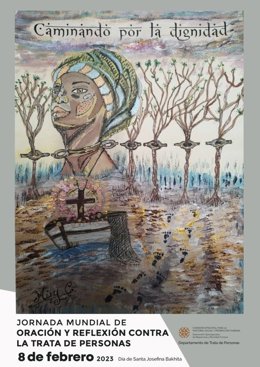 Cartel de la Jornada de Oración contra la Trata.