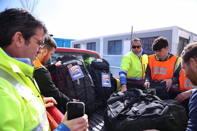 Profesionales del SAMU que viajaron a Turquía para ayudar en las tareas de rescate tras el terremoto
