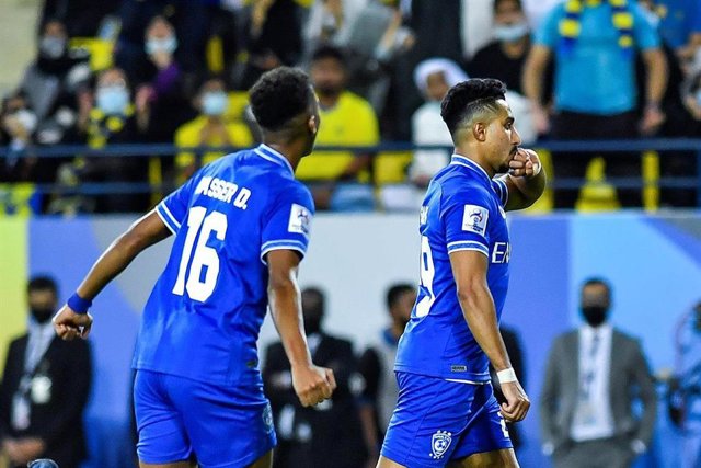 Luciano Vietto celebra el 1-3 en el Flamengo-Al Hilal del Mundial de Clubes 2023