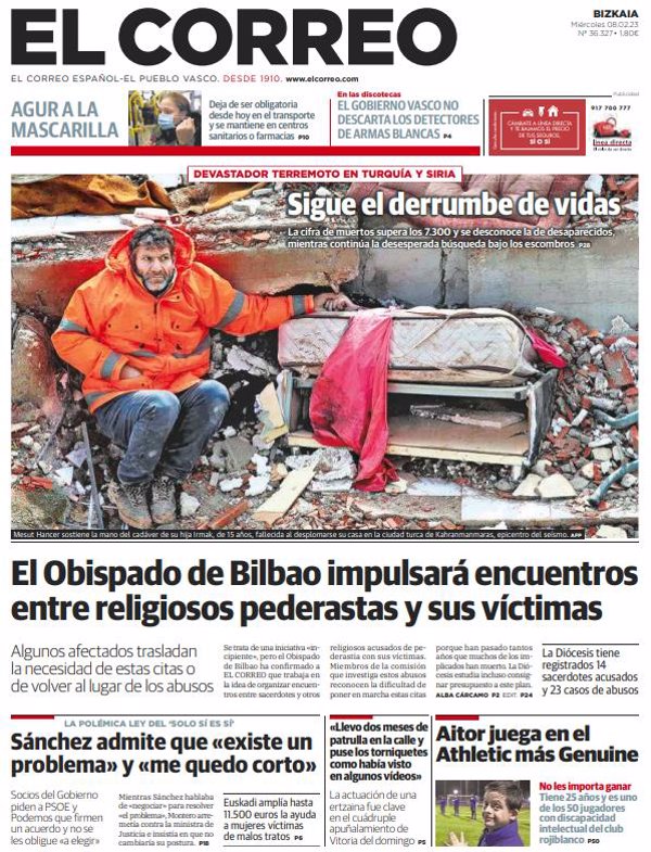 periódico de grandes noticias