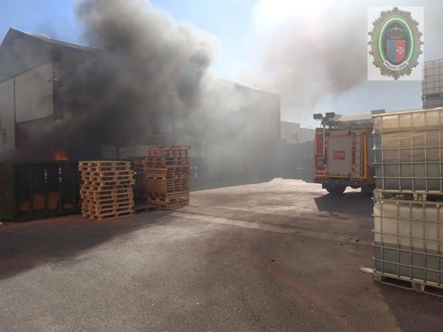 Incendio en El Viso del Alcor