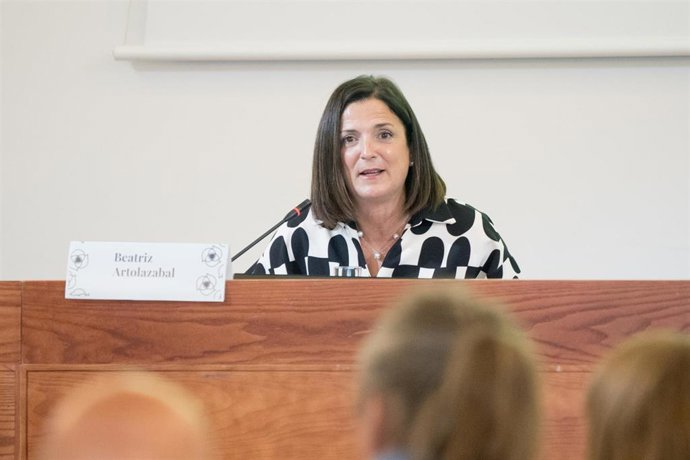 Archivo - La consejera de Justicia, Beatriz Artolazabal