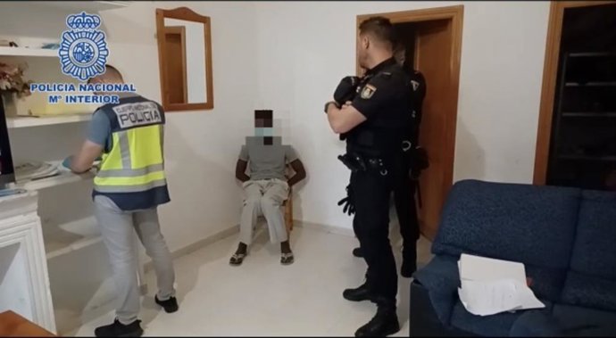 Uno de los registros realizados por agentes de la Policía Nacional en el marco de la investigación antidroga en Lanzarote