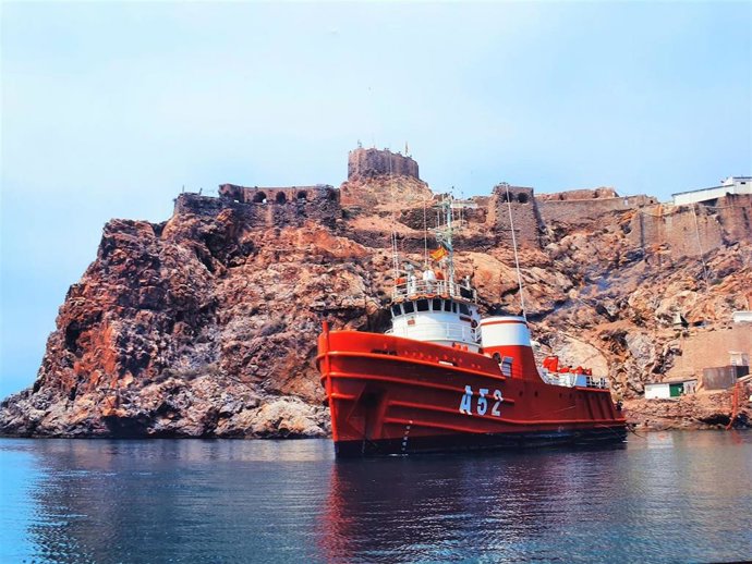 Archivo - El buque auxiliar 'Las Palmas'.