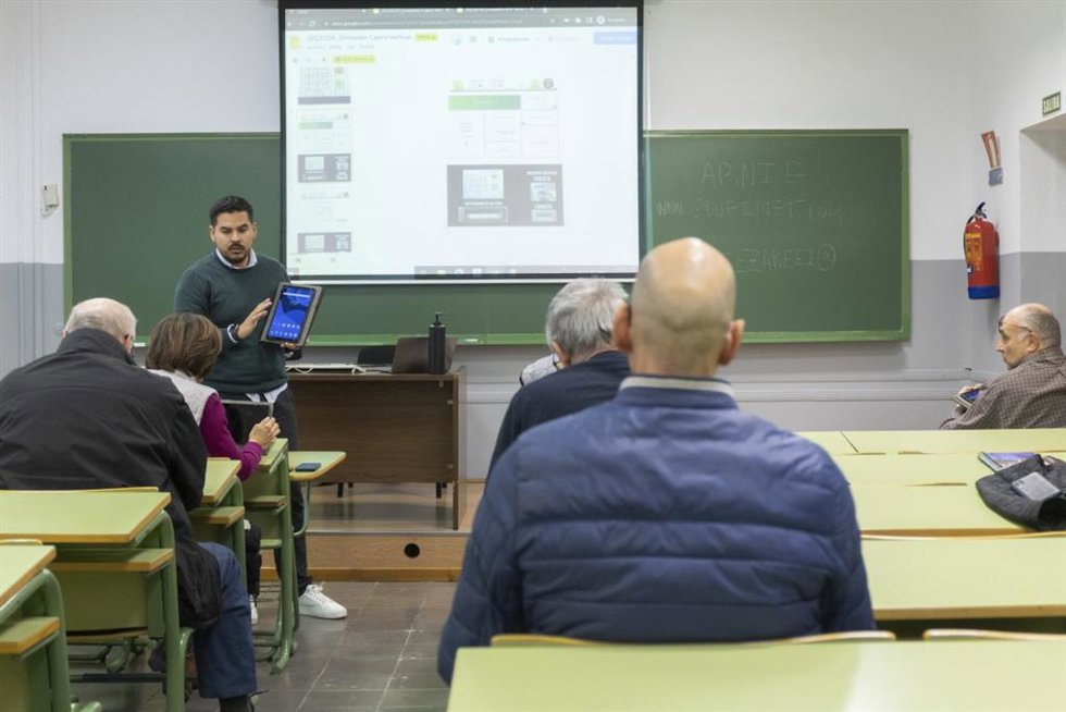 Sesión impartida por el Proyecto Edufinet