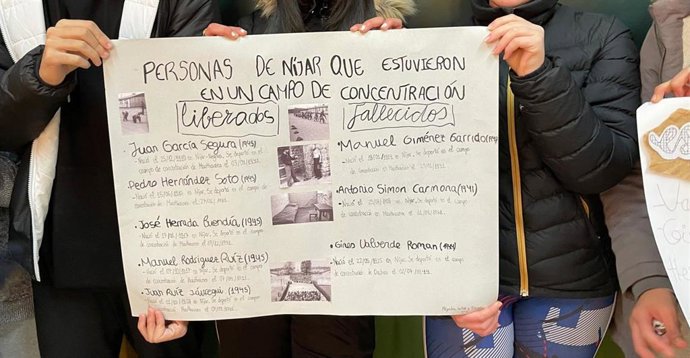 Trabajo de los alumnos del IES San Isidro de Níjar (Almería) para recuperar la identidad de vecinos deportados a campos de concentración nazi.