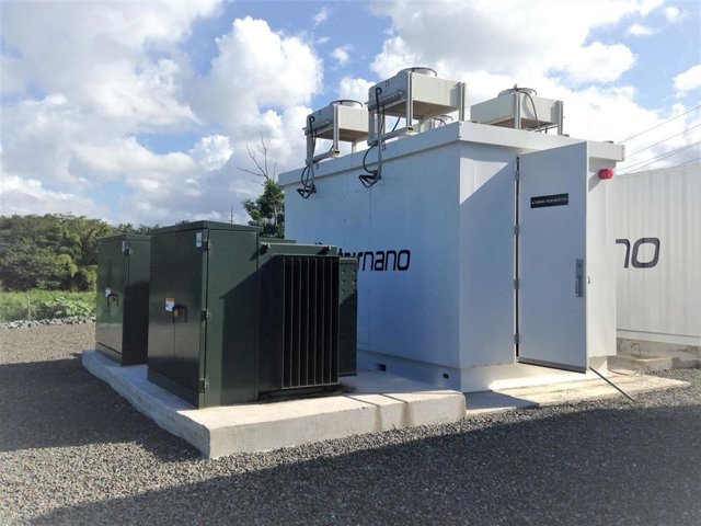 Sistema de baterías de Uriel Renovables en Puerto Rico, similares a las que se instalarán en el proyecto de EE.UU.